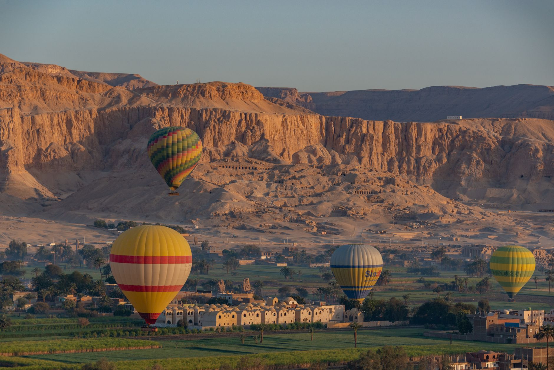 Hot Air Ballooning in Luxor: Sunrise Over the West Bank